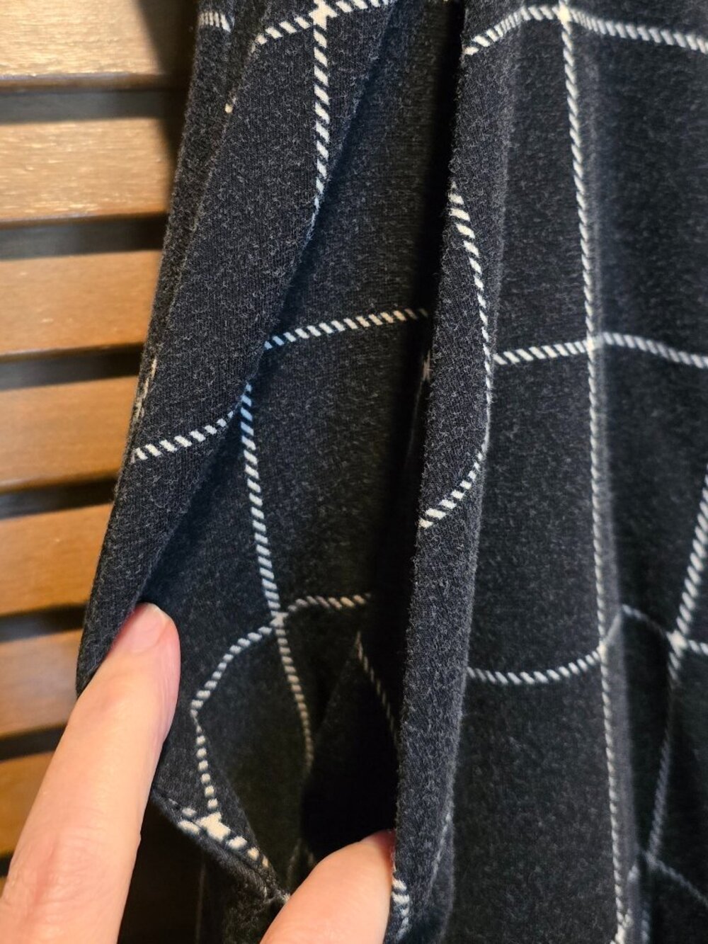 🖤 Torrid Black & White Windowpane Grid Print Maxi Skirt 🖤 - Picture 4 of 5